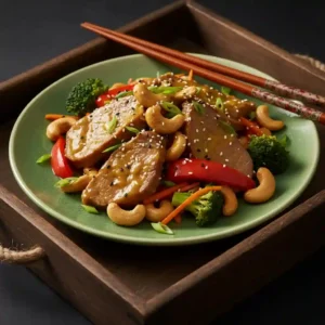 Roast Lamb with Cashew Nuts