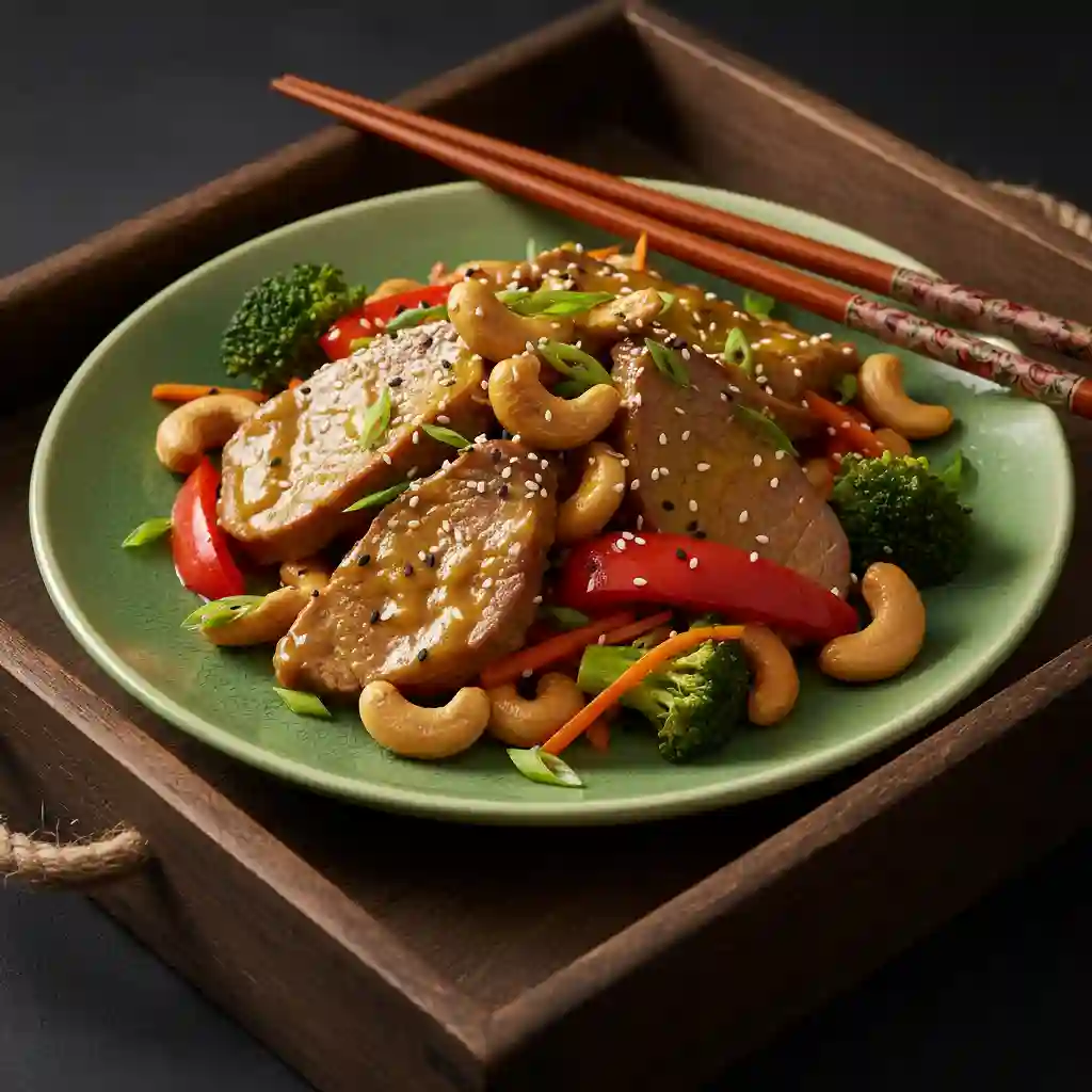 Roast Lamb with Cashew Nuts