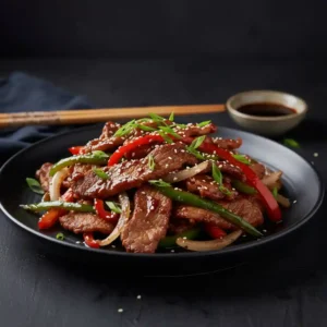 Roast Lamb in Black Bean Sauce