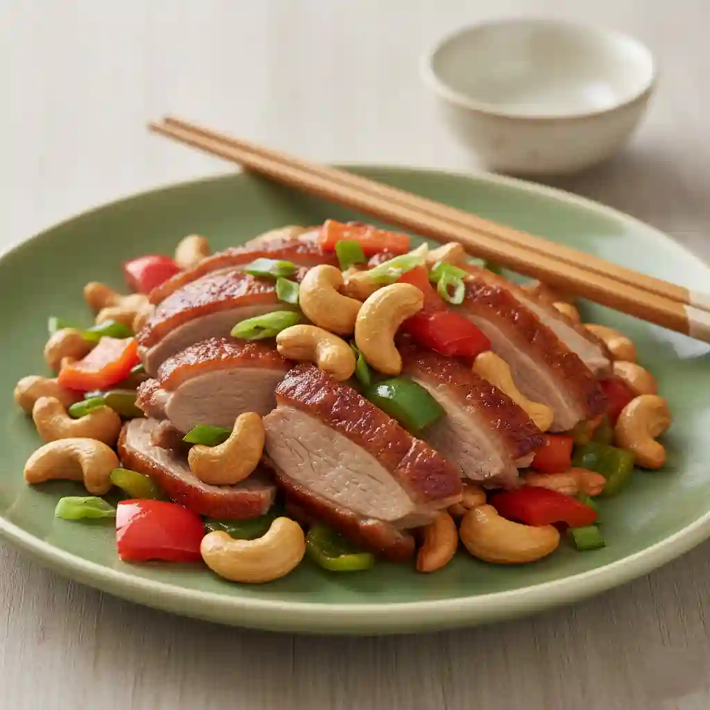 Roast Duck with Cashew Nuts
