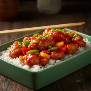 Sweet & Sour Chicken Rice Box