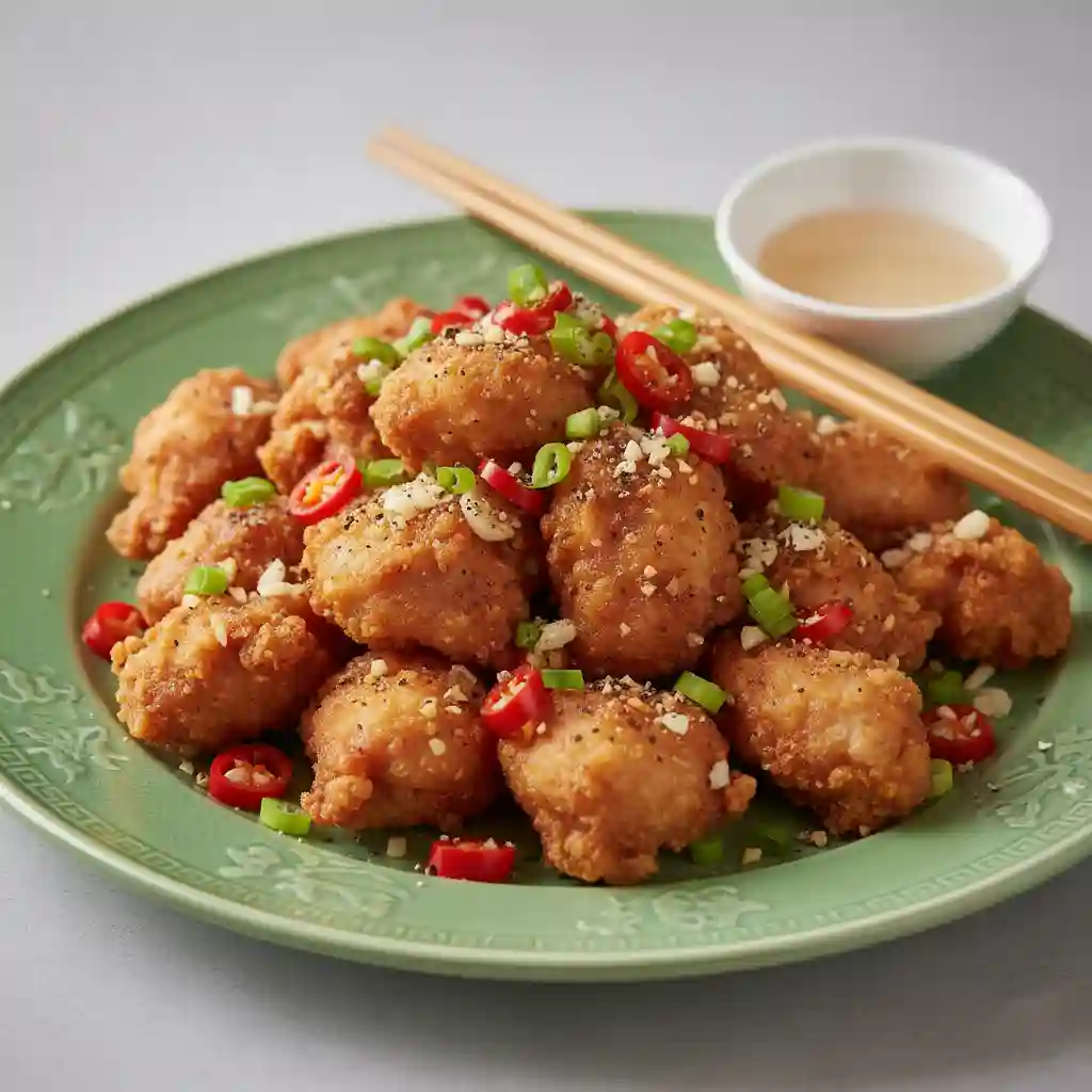 Crispy Chicken with Salt & Chilli Pepper