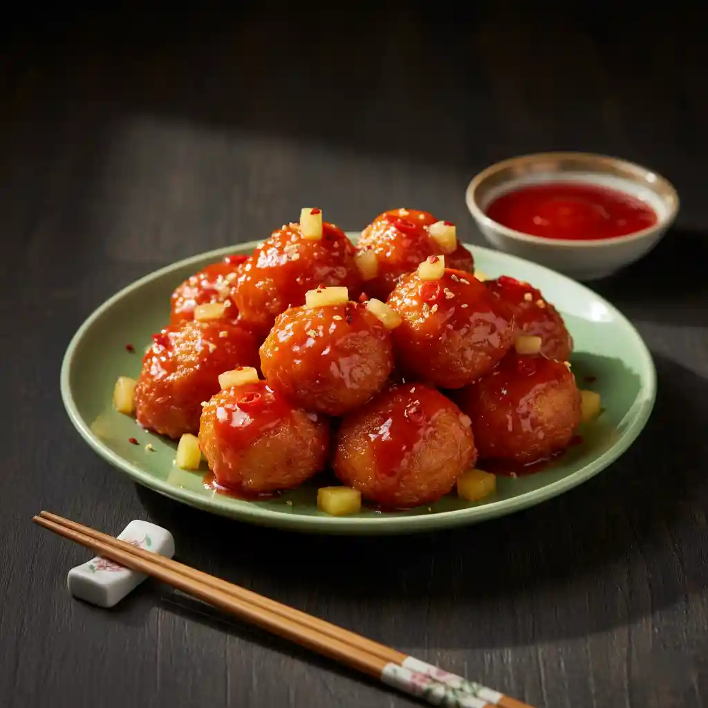 Sweet & Sour King Prawns Ball