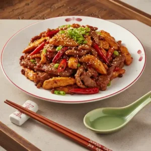 Szechuan Chicken & Beef