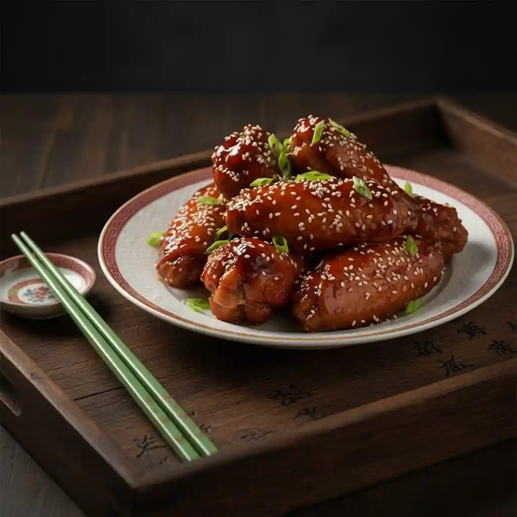 Chicken Wings with Peking Sauce