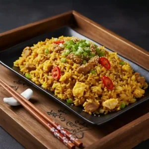 Singapore Lamb Fried Rice