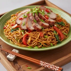 Roast Lamb Chow Mein