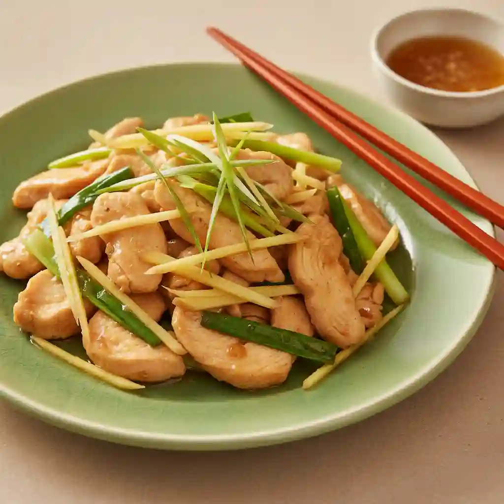 Chicken with Ginger & Spring Onion